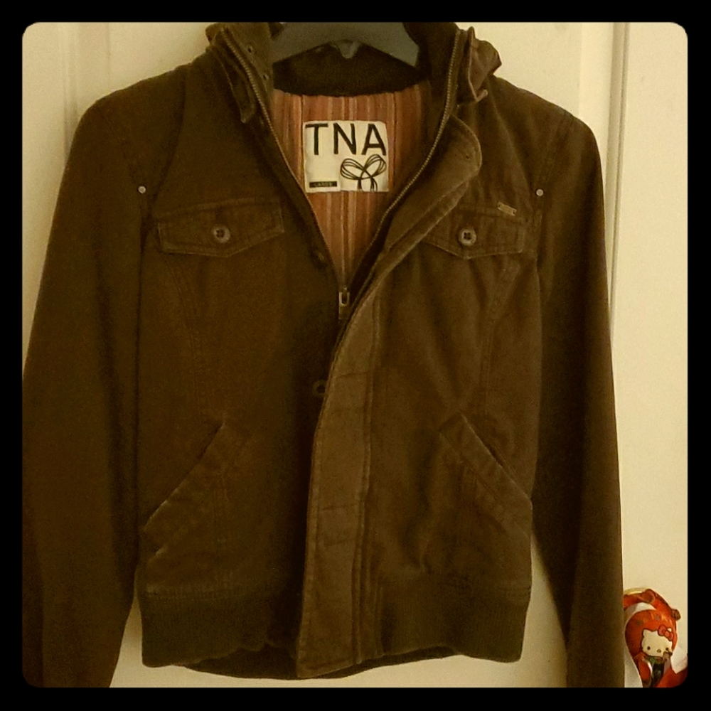 TNA brown bomber jacket